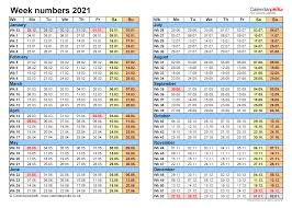 Holiday information provided by the almanac office at university of helsinki. Week Numbers 2021 With Excel Word And Pdf Templates