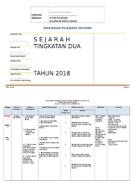 Report sejarah tingkatan 2 ujian 1 2018. 2018 Rpt Sejarah Kssm Ting 2