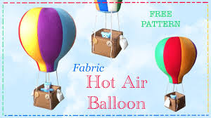 This is a fun and easy skyrim project. Sew A Hot Air Balloon In Fabric Free Pattern Youtube