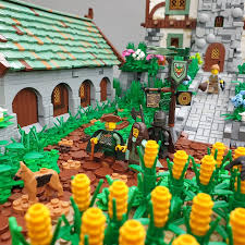 Lego Castle Medieval Farm Lego Projects Cool Lego Lego Castle