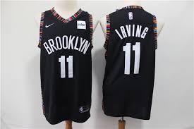 New york — for kyrie irving, his brooklyn nets debut carried profound professional and personal significance. Nba Brooklyn Nets 11 Kyrie Irving Black City Edition Nike Men Jersey With Logo