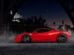 Red Ferrari 458 Spider Wallpaper Side View Ferrari 458 Ferrari 458 Italia Dream Cars