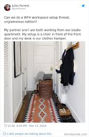 Maybe you would like to learn more about one of these? People Sick Of Seeing Glamorous Workspace Setups Share Their Reality Of Working From Home 30 Pics Bored Panda