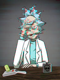 Glitchy Rick Rick And Morty Rick And Morty Poster Rick And Morty Tattoo Rick And Morty Drawing