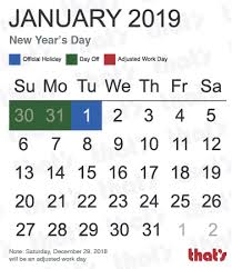 Chinese new year holiday 2019. China Here Are Your 2019 Public Holidays That S Shanghai