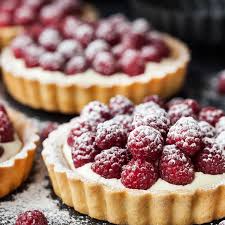 Tarte A La Creme Patissiere A La Vanille Et Framboises Recette De Tarte A La Creme Patissiere A La Vanille Et Framboises Marmiton
