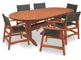 Teak wood outdoor furniture is a great choice because it is naturally resistant to weather. Eden 2200 Extension Outdoor 7 Pce