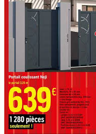 ¡consulta todos los folletos de bricodepot en ofertia! Offre Portail Coulissant Neji Chez Brico Depot