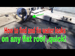 tweet before learning how to locate a leak, consider how water thinks. find water's path to find a roof leak. How To Find A Roof Leak On A Flat Roof Leaking Flat Roof Flat Roof Repair Leaking Roof