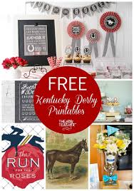 Perfect for displaying at your kentucky derby party and full of fun facts about the race this free printable is sure to be a conversation starter. Freebie Friday Free Kentucky Derby Printables The Party Teacher
