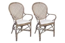 Panneaux de particules recouvert d'un papier décor bois coloris : Chaise En Rotin Elina Hellin