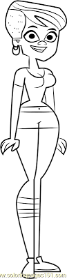 (find butterfly coloring pages and valentine's coloring pages here.) 1. Stephanie Coloring Page For Kids Free Total Drama Island Printable Coloring Pages Online For Kids Coloringpages101 Com Coloring Pages For Kids