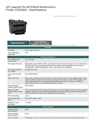 This driver package is available for 32 and 64 bit pcs. Hp Laserjet Pro M1536dnf Multifunction Printer Ce538a Manualzz