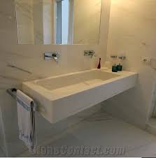 Bianco, grigio, azzurro, lilla' , avorio, tabacco, verde. Bathroom Design With Bianco Lasa Marble Bianco Lasa Unito Marble Bianco Lasa White Marble Bathroom Design From Italy Stonecontact Com