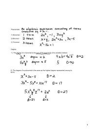 Degree of a monomial vocab. Polynomials 1 Monomial 2 Binomial 3 Trinomial Mrsgillismath