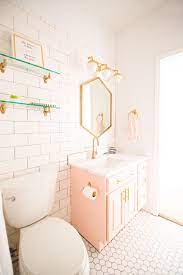 It is possible to provide your bathroom a completely new appearance with innovative designs and some easy bathroom decorating ideas. Modern Glam Blush Girls Bathroom Design Girls Bathroom Design Home Decor Girls Bathroom