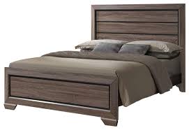 Maybe you would like to learn more about one of these? Jardena Panel Bed King Brown Wood Modern Headboard Footboard Rails Slats Transitional Panel Beds By Pilaster Designs Houzz