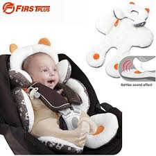 Soft Car Baby Seat Body Head Support Cushion Stroller Mat Winter Warm Child Chair Cover Seat Cov Baby Car Seats Infant Car Seat Cover Baby Stroller Accessories