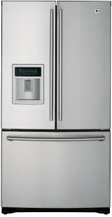 Water dispenser, robust performance and manufacturing quality. Lg Lfd25860sb 25 Cu Ft French Refrigerator With External Water Dispenser Tilt A Drawer Bottom Freezer Smooth Black
