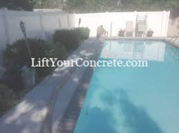 It replaces the weak surface with a newer, more durable material. Pool Deck Repair Concrete Raising Systems Kansas City