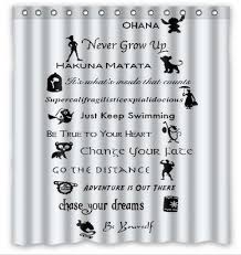 Limited Disney Quotes Bath Waterproof Shower Curtain Shower Curtains Disney Quotes Disney Shower Curtain Disney Home Decor