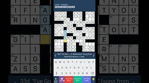 Every single day you are given a daily challenge where you have several scrambled letters and you have to find the correct. Daily Themed Crossword Puzzle For Monday Musical Monday Answers Youtube