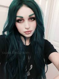 Welcome To Mordor Green Hair Gothic Hairstyles Hair Inspiration