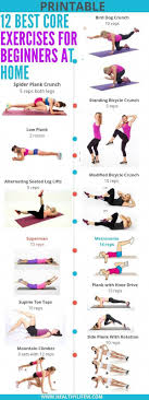 These 12 Best Core Exercises For Beginners At Home Are Good Workouts For A Beginner As Best Core Workouts Core Exercises For Beginners Beginner Workout At Home