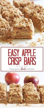 Apple Crisp Bars Recipe Recipe Apple Crisp Bars Recipe Apple Desserts Easy Apple Crisp Easy