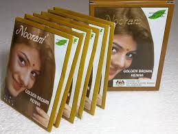 Shop surya brasil's golden brown henna cream. Amazon Com Noorani Golden Brown Henna For Hair 6 X 10 Gms Beauty