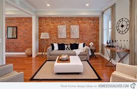 Brick Wall Accents In 15 Living Room Designs Home Design Lover Brick Living Room Brick Interior Wall Brick Interior