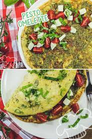 Pesto Omelette Schmeckt Unglaublich Lecker Und Macht Richtig Satt Omelette Mit Pesto Frischen Tomaten Und Mozzarella Pe Essen Lebensmittel Essen Rezepte