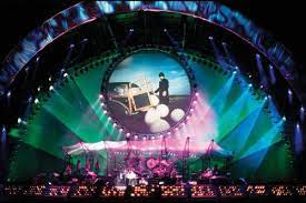 Pink Floyd Concert Light Projection Scenography Pink Floyd Live Pink Floyd Concert Pink Floyd