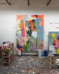 Big Studio Space For Big Paintings Abstract Art Painting Cool Paintings Contemporary Abstract Art