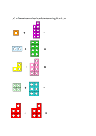 Number Bonds To 10 Numicon Worksheet Numicon Number Bonds To 10 Number Bonds