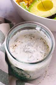 Healthy Ranch Dressing With Greek Yogurt Or Buttermilk Ifoodreal Com