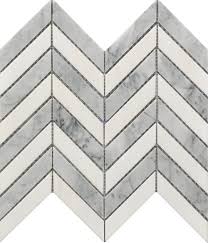 The white mosaic tiles can be set on walls or floors, in wet area's indoor and outdoor and used in swimming i found this great site online when i was looking for mosaic tiles for my kitchen.it was easy to use and. White Grey Marble Chevron Tiles Stone Warehouse