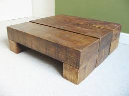 Chunky Wooden Coffee Table By Thecoolwoodcompany On Etsy 195 00 Wooden Coffee Table Cool Coffee Tables Creative Coffee Table
