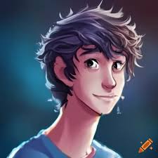 Character Nico from Percy Jackson