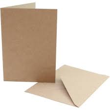 Blank cards for creating greetings cards / photo cards and all card making projects. Pack Of 10 X Brown Recycled Blank Rectangle C6 Cards And Envelopes Card Making Craft Diy