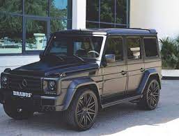 Matte Black Mercedes Benz Brabus G Wagon With Matte Black Rims To Match Dream Cars Mercedes G Wagon Black G Wagon