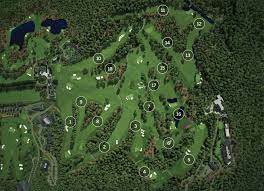 There are three named bridges at augusta national: Masters Augusta National Course Map And Layout Golf Com