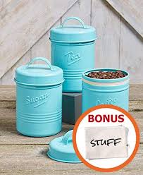 Store all of your beads, tools, and various trinkets in these great tins. Vintage Canisters For Kitchen Sets Of 3 Rustic Metal Containers Decorative Coffee Tea Sugar Canister Set Teal Blue Buy Online In Angola At Angola Desertcart Com Productid 87496534