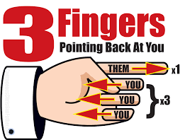 Three Fingers Pointing Back At You - Courageous Christian Father