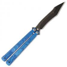 Balisong knives, or butterfly knives, are folding pocket knifes with two handles that can counter rotate. Urban Steel Butterfly Knife Stonewash Balisong Karatemart Com