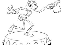 Free printable a bug's life coloring pages. A Bug S Life Coloring Pages Coloring4free Com
