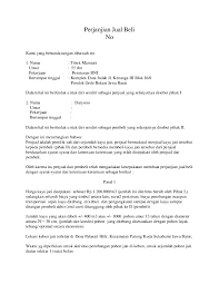 Bahwa khiyar syarat merupakan suatu transaksi antara penjual. Doc Perjanjian Jual Beli No Titiek Marniati Academia Edu