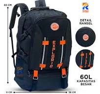 Tas Ransel Pria Jumbo Backpack 60L / Tas Ransel Carrier Unisex