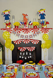 Safari themed party supplies & decorations. Liesl S 3rd Birthday A Madeline In Paris Party Project Nursery