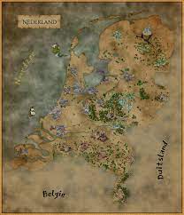 These are replicas from houses built in the early fourteenth century. A Fantasy Map Of The Netherlands Wonderdraft
